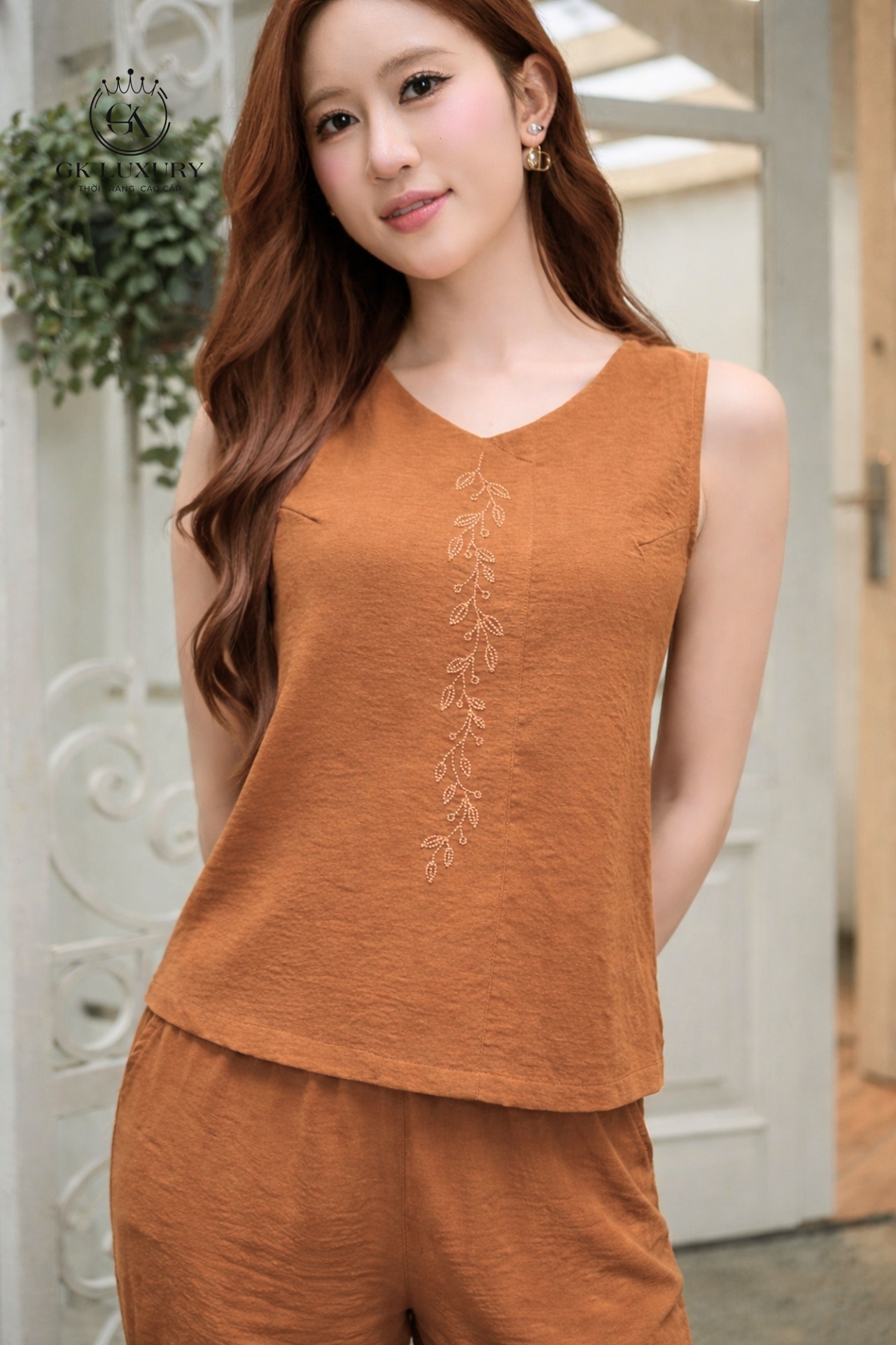 Bộ đũi sát nách quần dài HGKD26241D