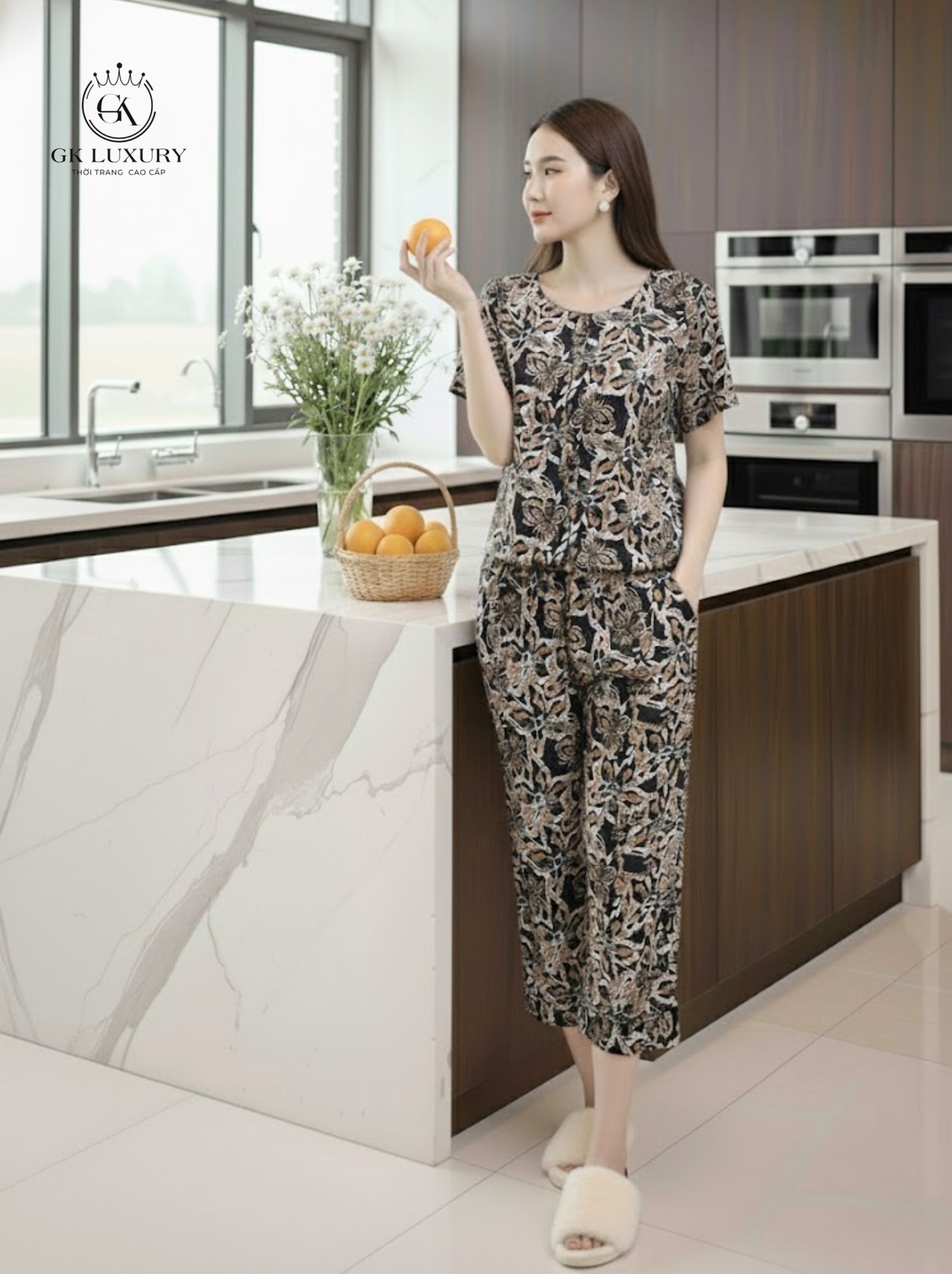 Bộ đũi áo cộc quần dài HGKD26242D