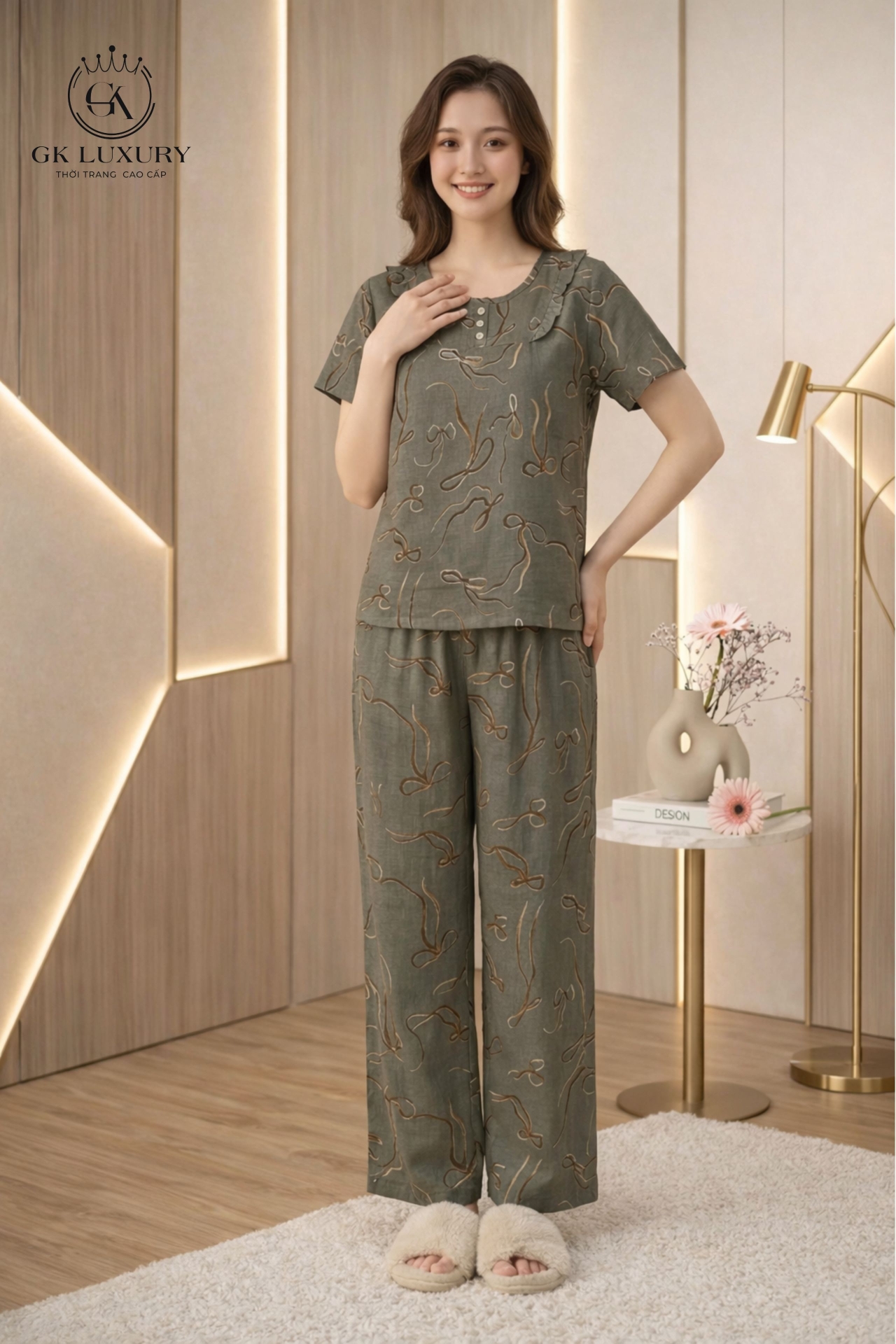 Bộ đũi tay cộc quần dài HGKD26306D