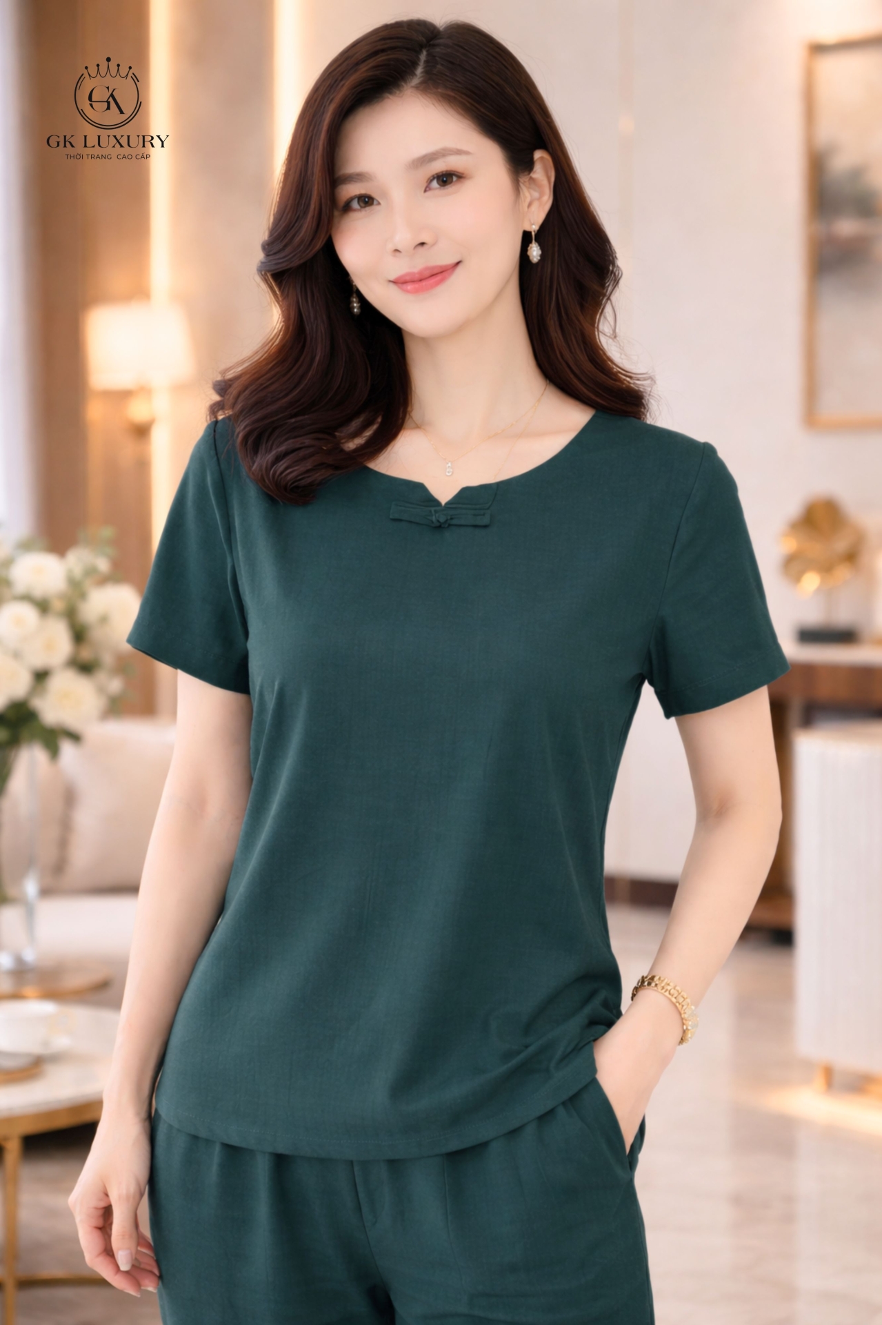 Bộ đũi tay cộc quần ngố HGKD26316N