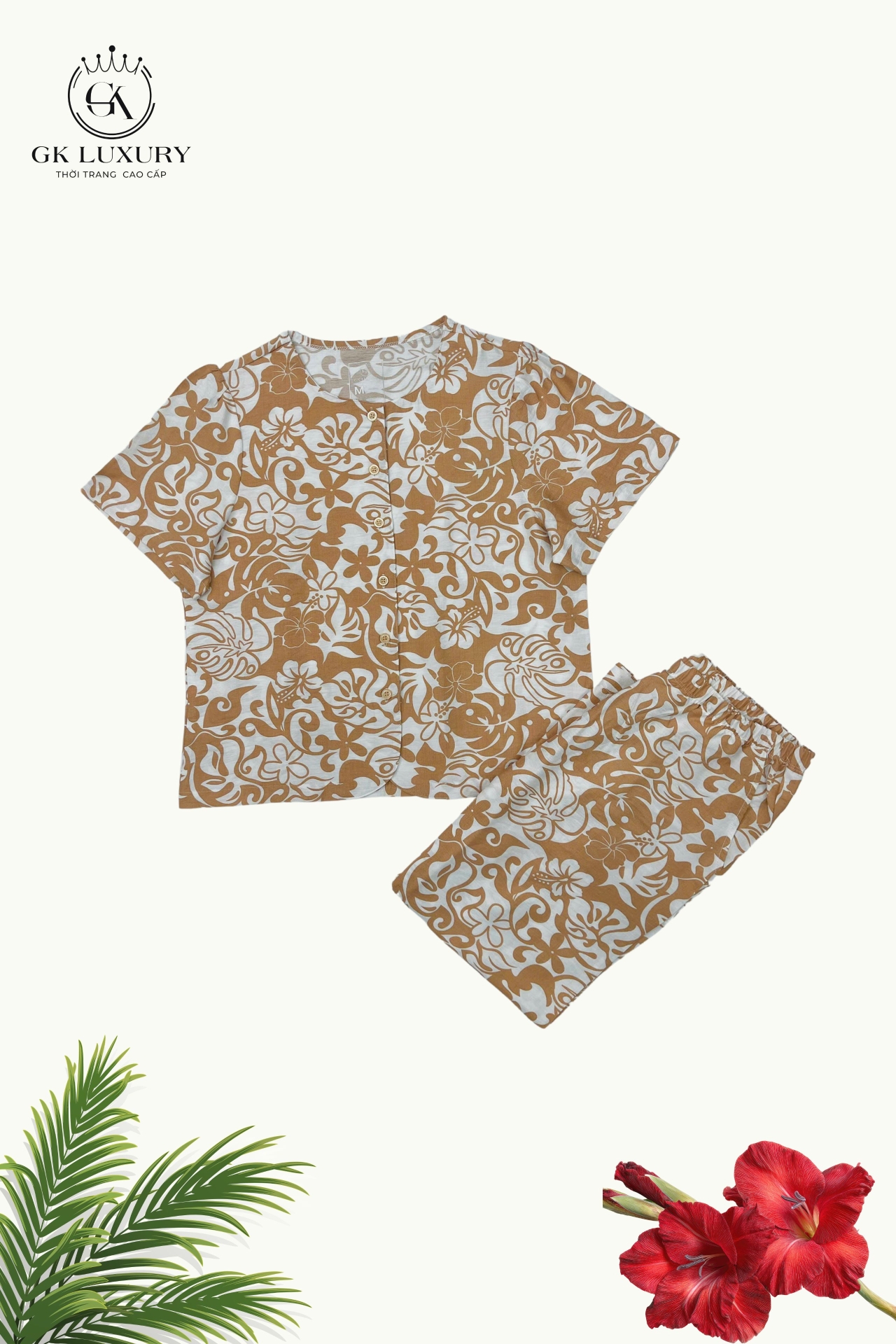 Bộ đũi tay cộc quần lỡ HGKD26318D