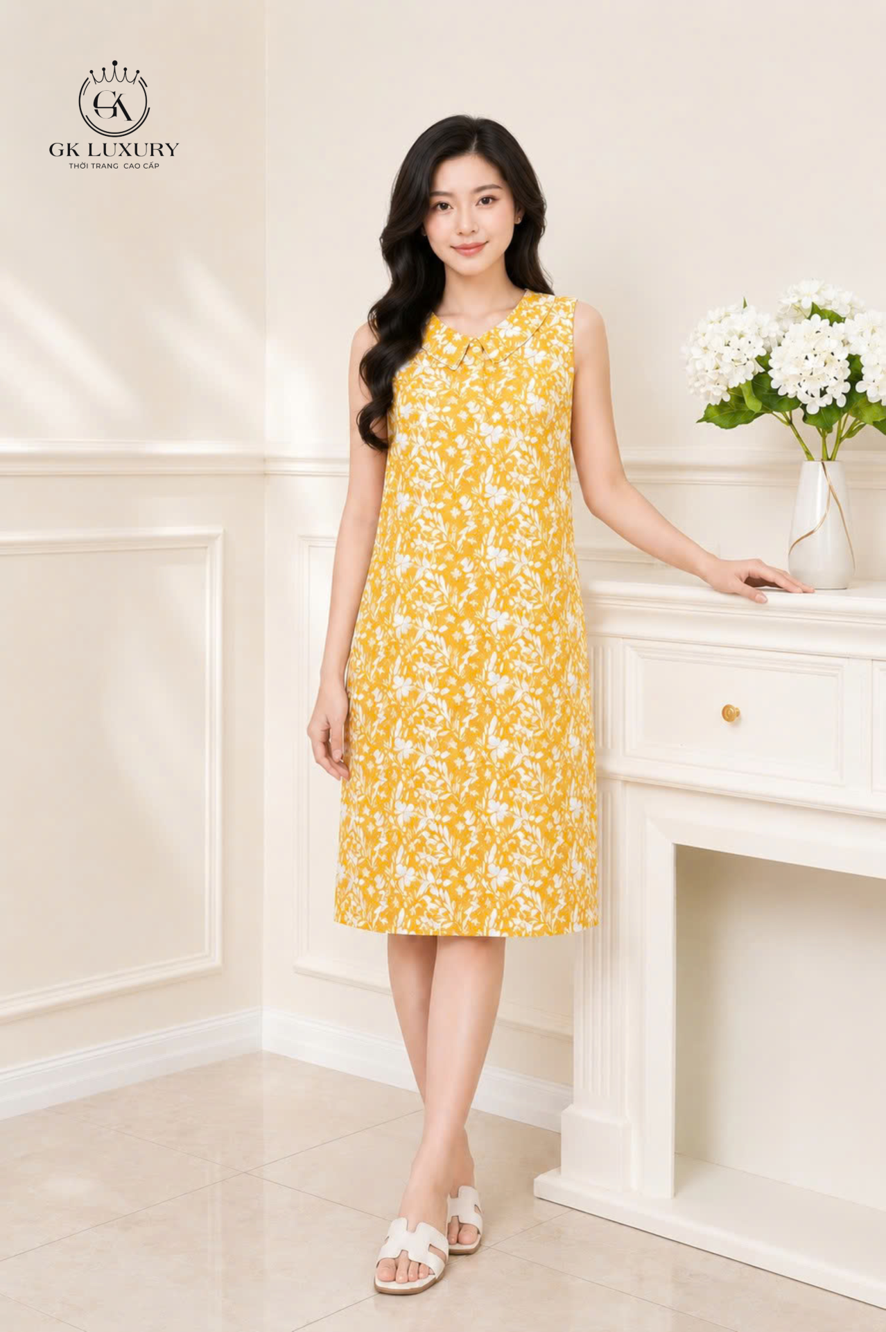 Váy đũi HGKD26349V