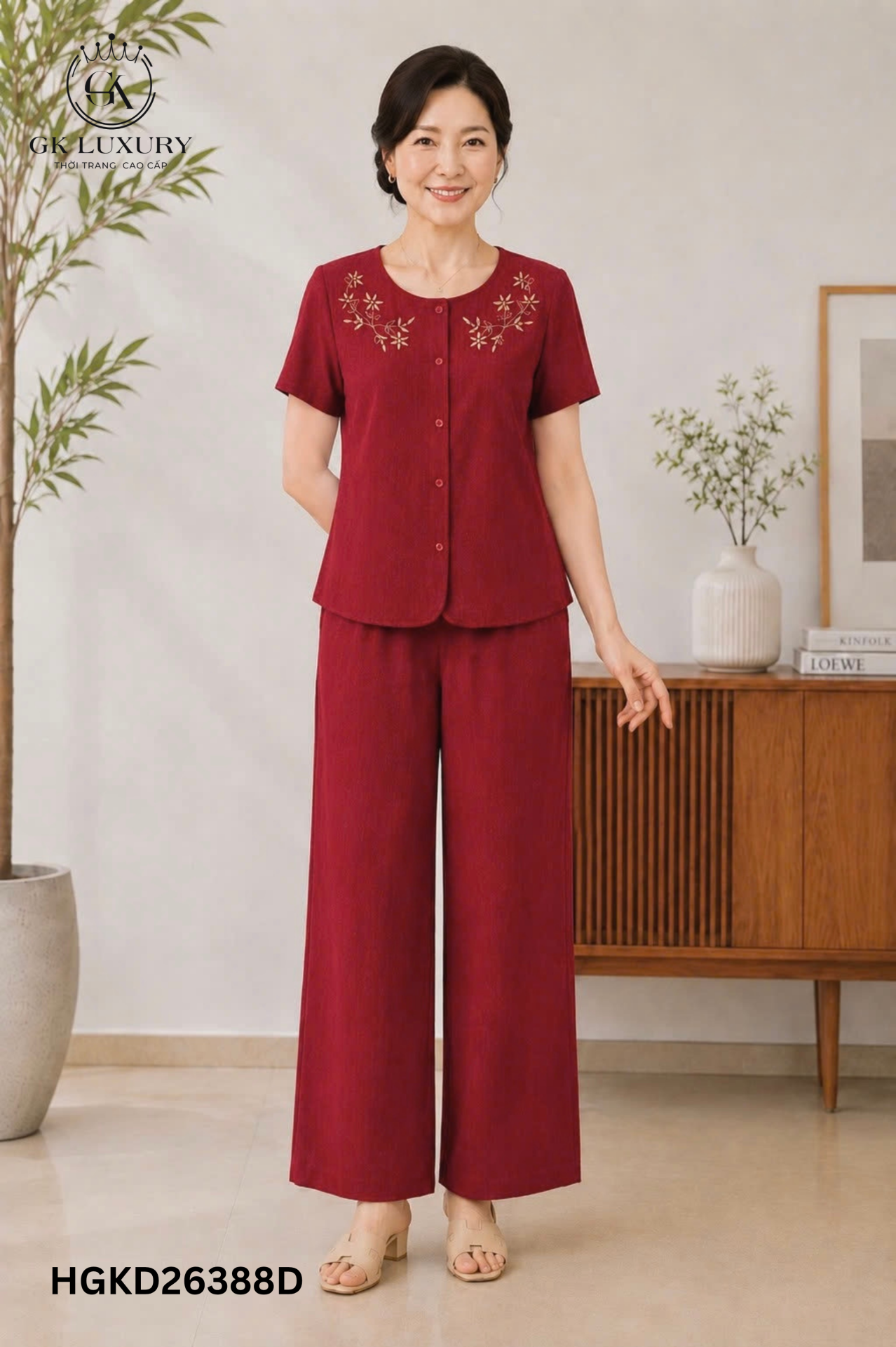 Bộ đũi tay cộc quần dài HGKD26388D