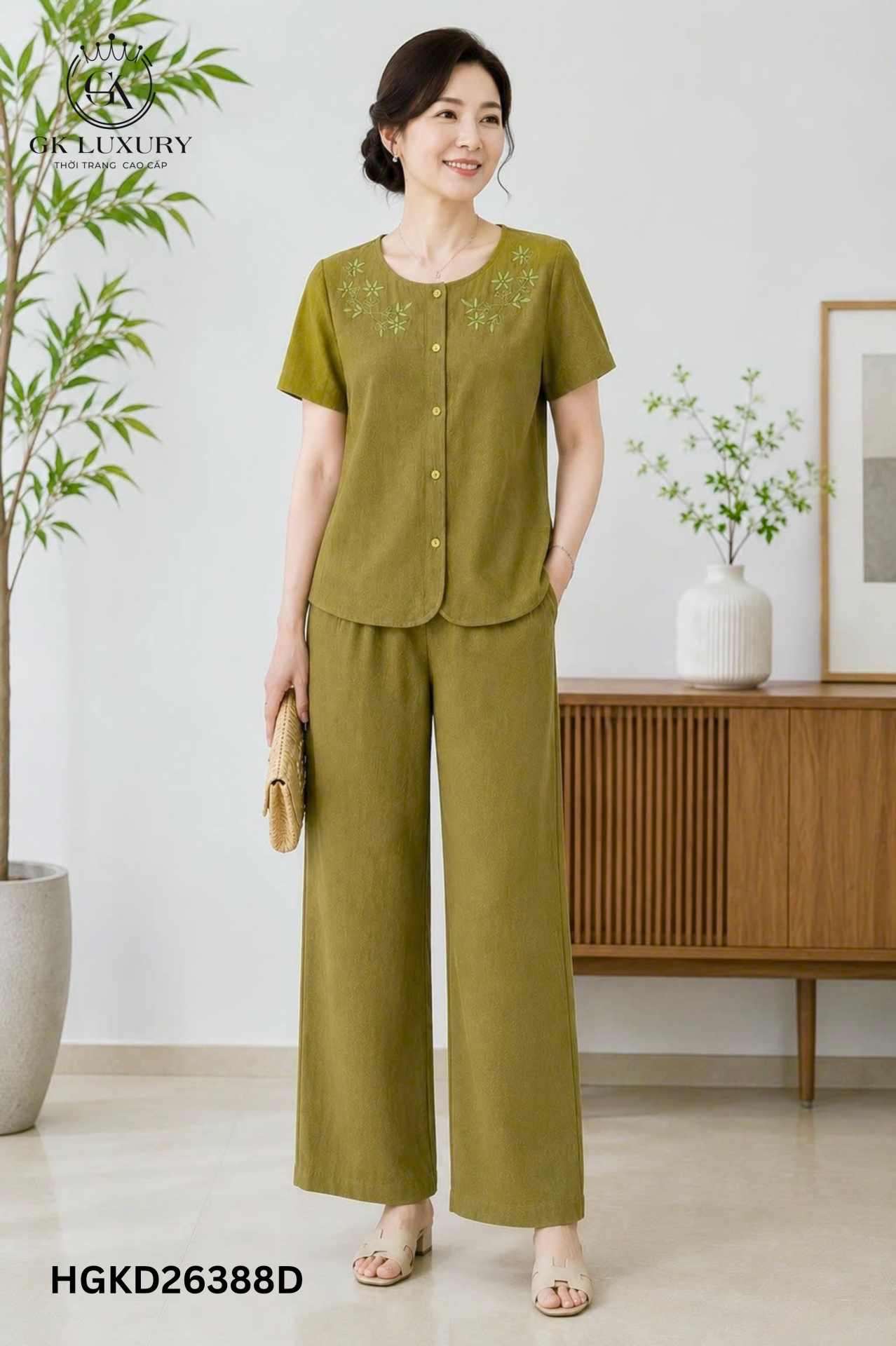 Bộ đũi tay cộc quần dài HGKD26388D
