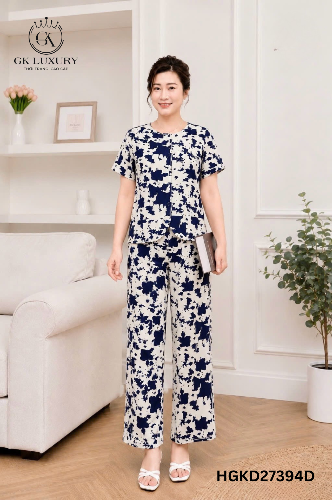 Bộ đũi tay cộc quần dài HGKD27394D