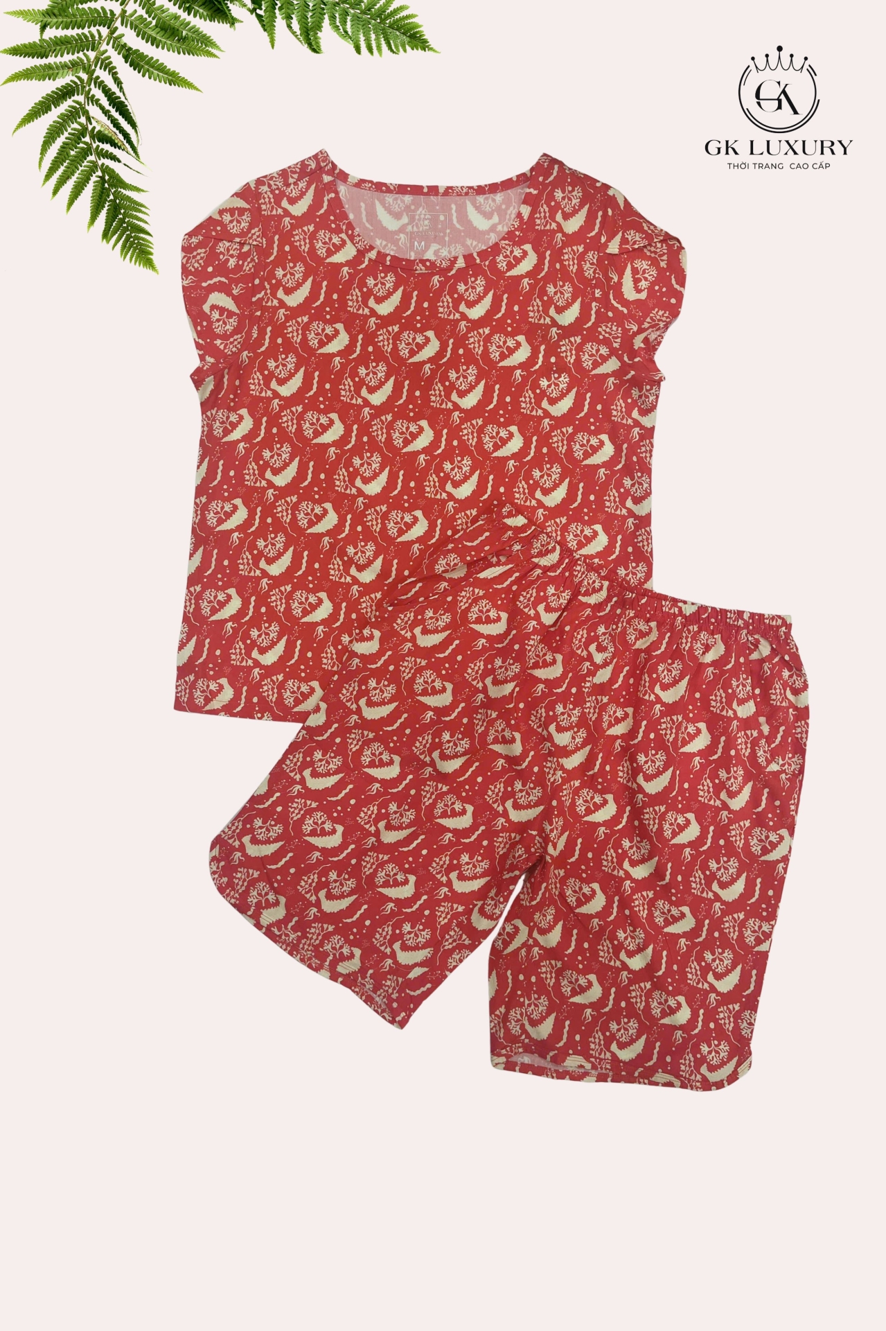 Bộ lanh tay cộc quần ngố HGKV26285N