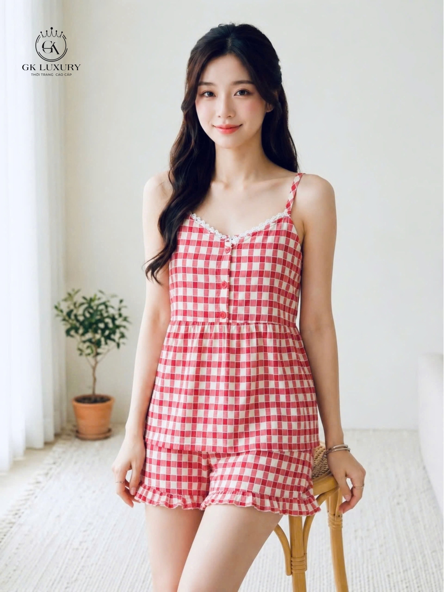 Bộ lanh 2 dây quần đùi HGKV26353B
