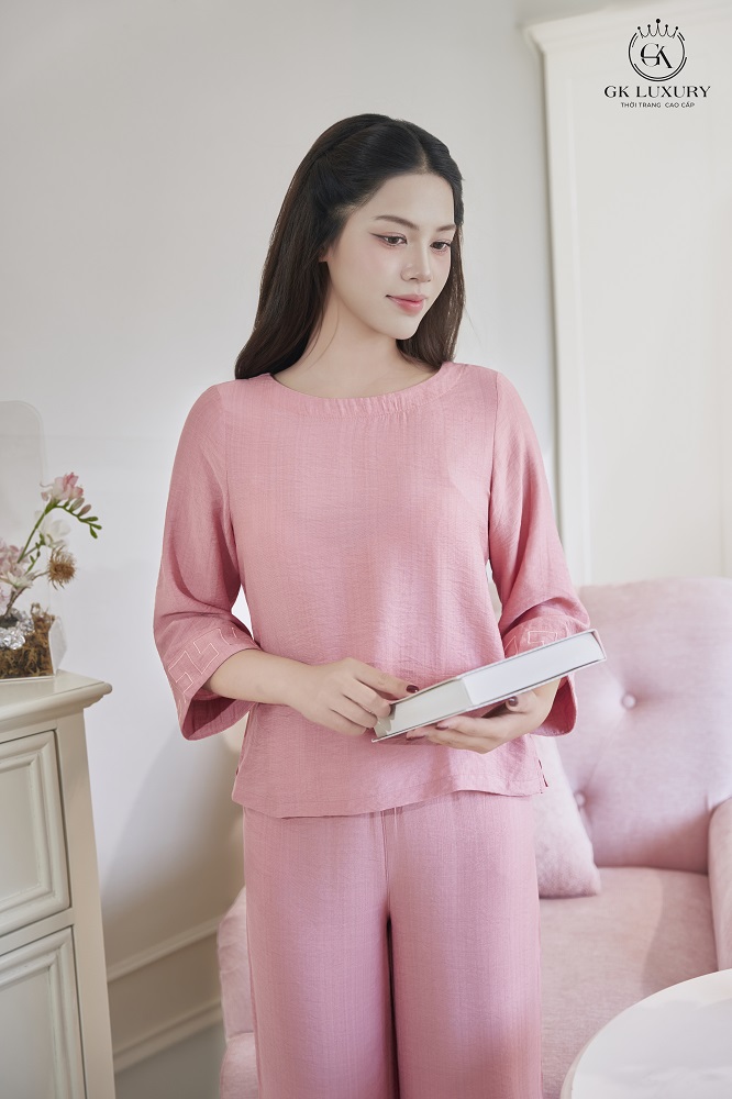 Bộ đũi tay dài quần dài DGKD25212D