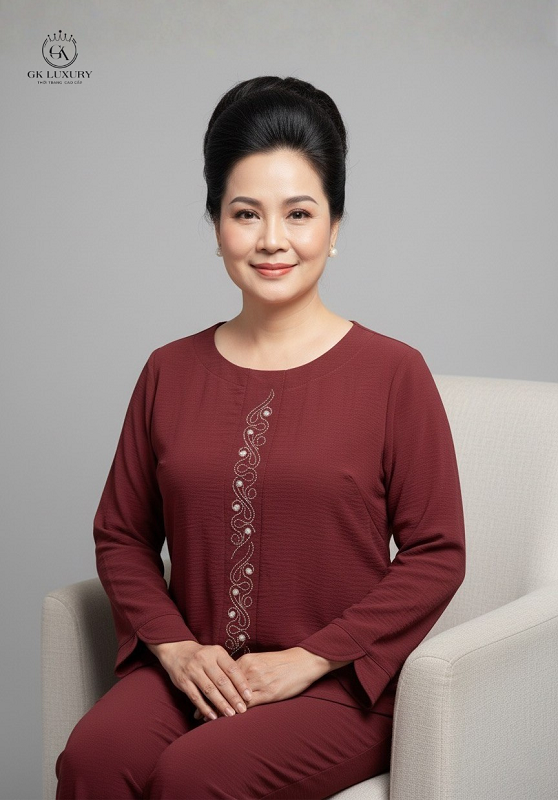 Bộ đũi tay dài quần dài DGKD25218D