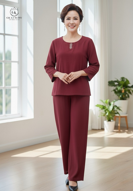 Bộ đũi tay dài quần dài DGKD25219D