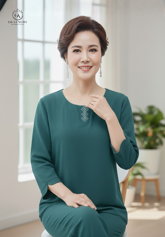 Bộ đũi tay dài quần dài DGKD25219D