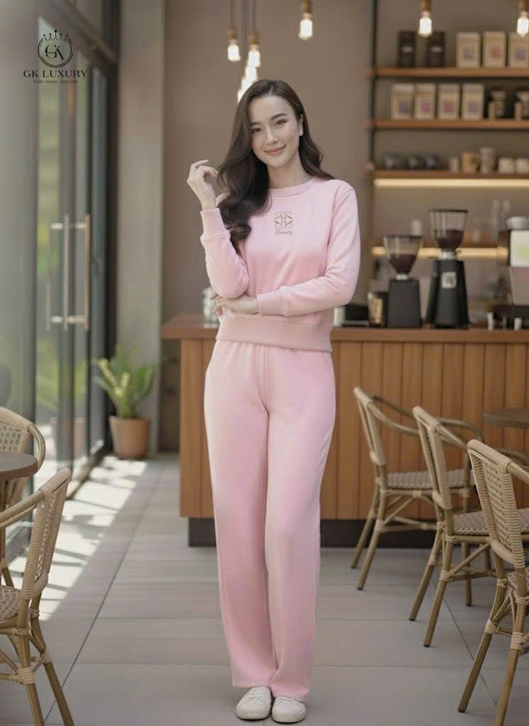 Bộ Nỉ Cổ tròn DGKN25234D