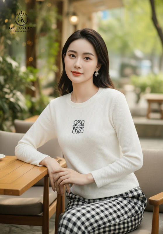 Bộ cotton dài tay quần dài DGKN25235D