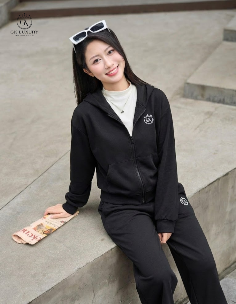 Bộ Nỉ kéo khóa DGKN25269D