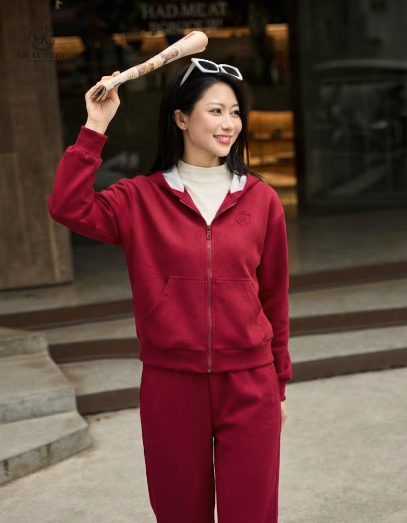 Bộ Nỉ kéo khóa DGKN25269D