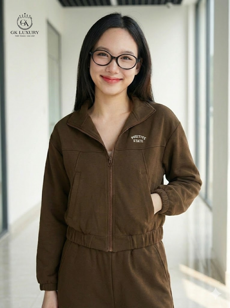 Bộ Nỉ kéo khóa DGKN25273D