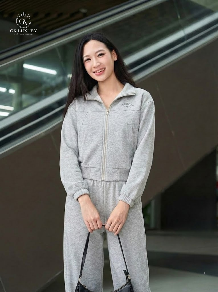 Bộ Nỉ kéo khóa DGKN25273D