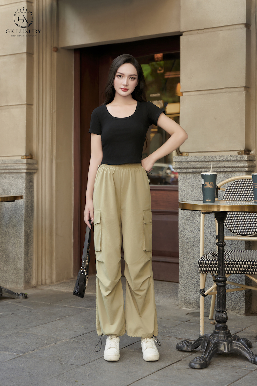 Quần thể thao dáng suông GK127