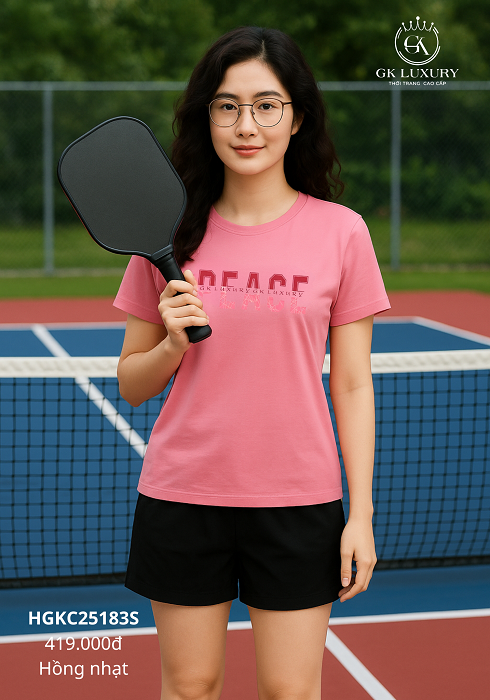 Bộ cotton cộc tay quần đùi HGKC25183S