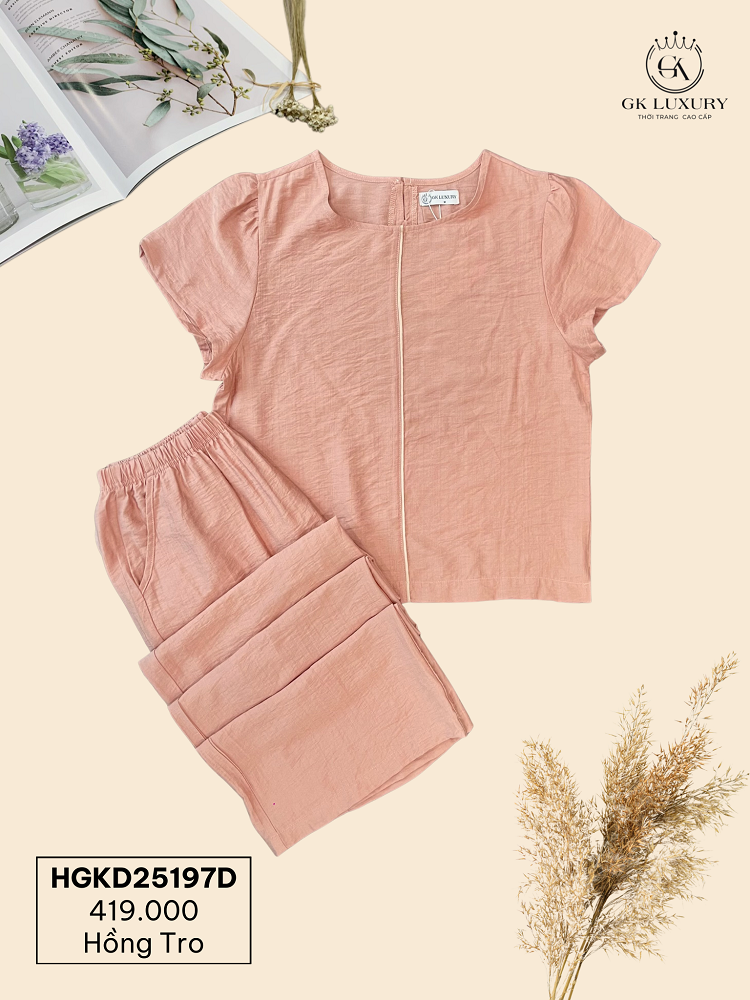 Bộ đũi cộc tay quần dài HGKD25197D