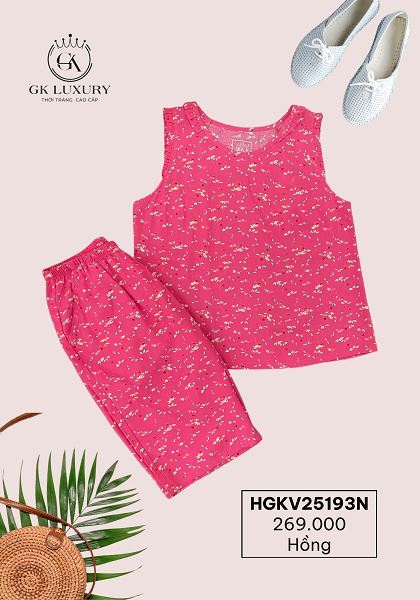 Bộ lanh sát nách quần ngố HGKV25193N
