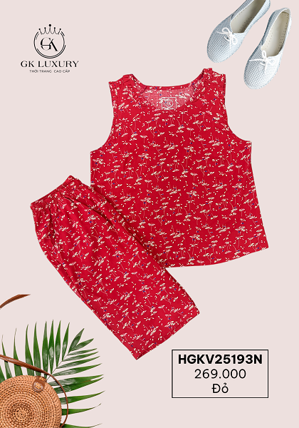 Bộ lanh sát nách quần ngố HGKV25193N