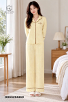 Bộ Cotton tay dài quần dài kẻ DGKC26444D