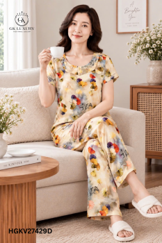 Bộ lanh cộc tay quần dài HGKV27429D