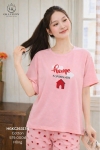 Bộ cotton tay cộc quần ngố HGKC26317N