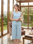 Bộ cotton sát nách quần ngố HGKC26324S