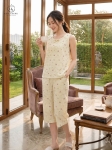 Bộ cotton sát nách quần ngố HGKC26324S