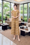 Bộ đũi cộc tay quần dài Tím than HGKD26333D