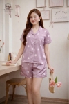 Bộ lụa cộc tay quần đùi HGKL26327S