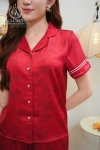 Bộ lụa cộc tay quần ngố HGKL26332N