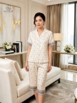 Bộ lụa cộc tay quần ngố HGKL26337N