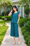 Bộ lanh sát nách quần ngố HGKV26346S