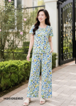 Bộ lanh cộc tay quần dài HGKV26395D