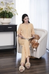 Bộ cotton tay dài quần dài DGKC25205D