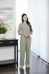 Bộ cotton tay dài quần dài DGKC25205D