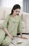 Bộ cotton tay dài quần dài DGKC25206D
