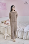 Bộ cotton tay dài quần dài DGKC25207D