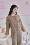 Bộ cotton tay dài quần dài DGKC25207D