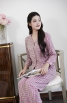 Bộ cotton tay dài quần dài DGKC25208D