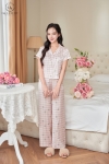 Bộ lụa cộc tay quần dài HGKL25143D