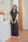 Bộ lụa cộc tay quần dài HGKL25144D