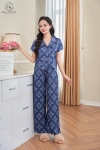 Bộ lụa cộc tay quần dài HGKL25144D