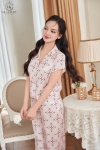 Bộ lụa cộc tay quần dài HGKL25144D