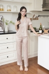 Bộ lụa cộc tay quần dài HGKL25152D