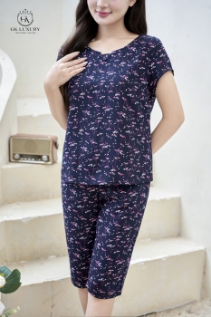 Bộ lanh cộc tay quần ngố HGKV25191N